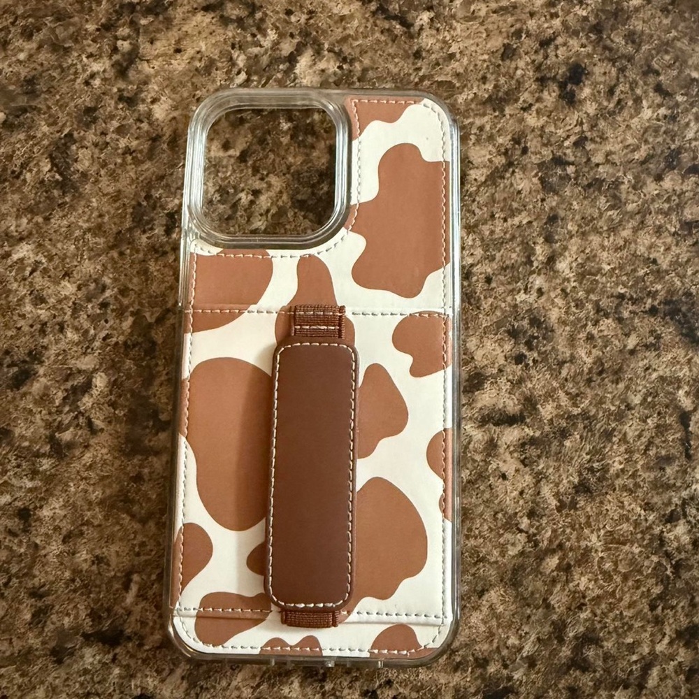 Apple Brown and White Phone Case